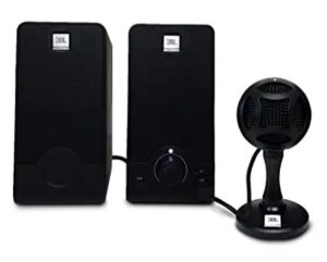 Computer speakers with microphones