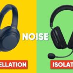 headphones noise cancelling vs noise isolating.